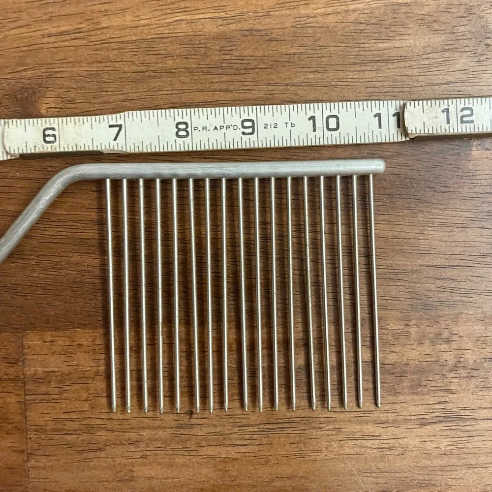 Vintage Cherry Red Bakelite Angel Food Cake Comb‎ Breaker Kitchen Utensil 1950s